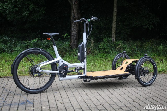 Tilting sale cargo bike